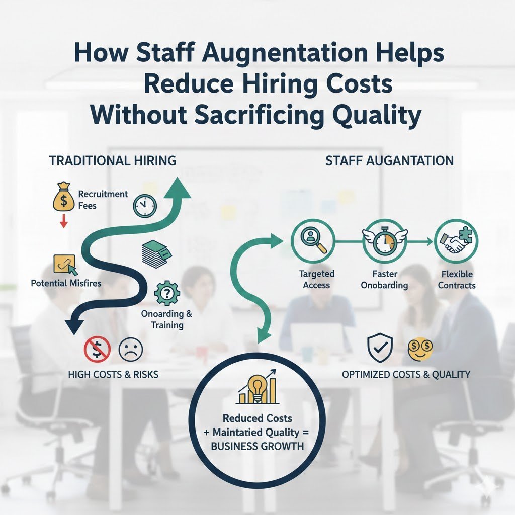 How Staff Augmentation Helps Reduce Hiring Costs Without Sacrificing Quality